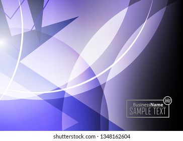 Blue business banner background. Trendy banner on colorful backdrop. Abstract flyer design background.  Web banner, header layout template. Business card template. Abstract flyer design background.