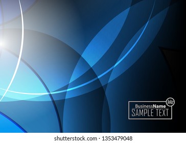 Blue business banner background. Trendy banner on colorful backdrop. Abstract flyer design background.  Web banner, header layout template. Business card template. Abstract flyer design background.