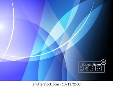 Blue business banner background. Trendy banner on colorful backdrop. Abstract flyer design background.  Web banner, header layout template. Business card template. Abstract flyer design background.