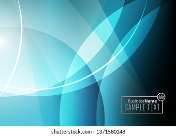 Blue business banner background. Trendy banner on colorful backdrop. Abstract flyer design background.  Web banner, header layout template. Business card template. Abstract flyer design background.