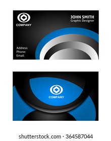 Blue Business Card 
