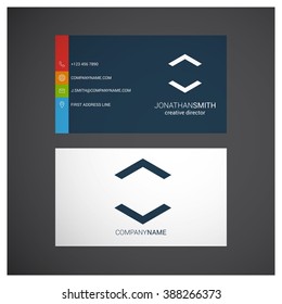 Blue Business card