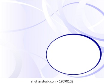 A blue business card, brochure cover or presentation vector background