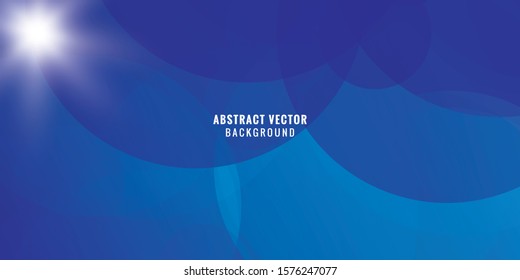 Blue business circle background gradient color