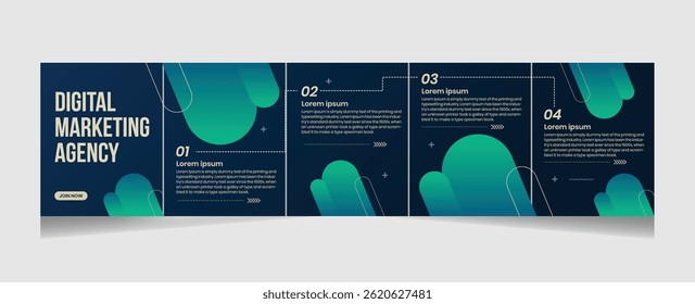 Blue Business Creative social media design 