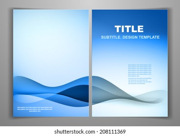 Blue Business Front and Back Flyer Template