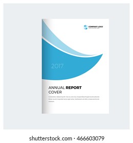 Blue business multipurpose annual report brochure flyer design template vector, Leaflet cover presentation abstract geometric background, modern publication poster magazine, layout in A4 and A3 size
