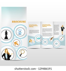 Blue business template