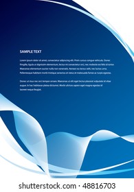 blue business template