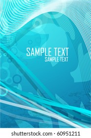 Blue business vector design