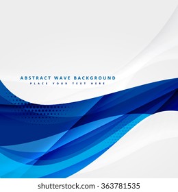 blue business wave vector design
