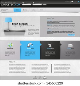 Blue Business Website Template