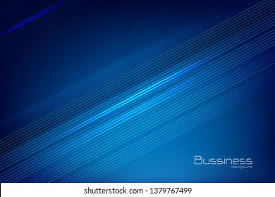 Blue Bussiness Abstract Background Vector For Technology Advertising Design