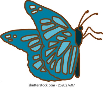 Blue butterfly