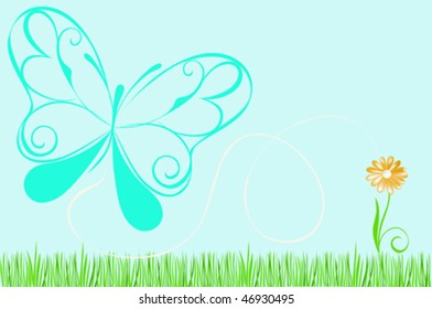 blue butterfly