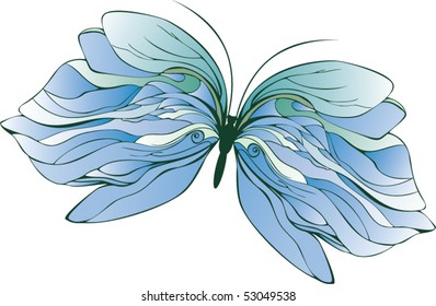 blue butterfly