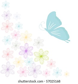 Blue butterfly
