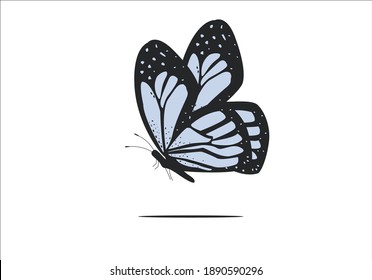 blue butterfly butterflies and daisies positive quote flower design margarita 
mariposa
stationery,mug,t shirt,phone case fashion slogan  style spring summer sticker and etc fashion design Swallow