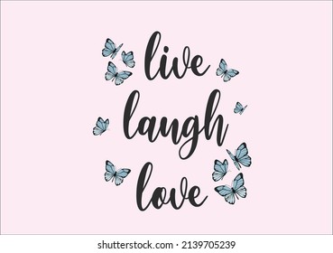 blue butterfly hand drawn design vector