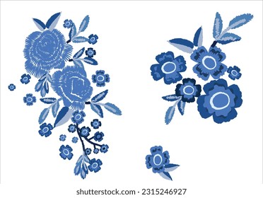 blue butterfly hand drawn design 