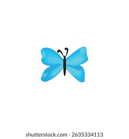 blue butterfly is very cute,elegant and beautiful