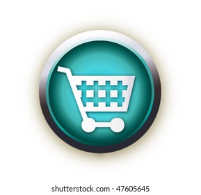 blue button vector shop
