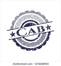 Blue Cab distressed rubber grunge seal