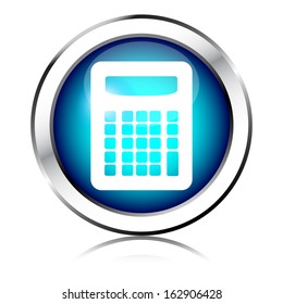 Blue Calculator icon