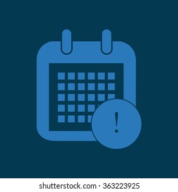 Blue Calendar Icon 