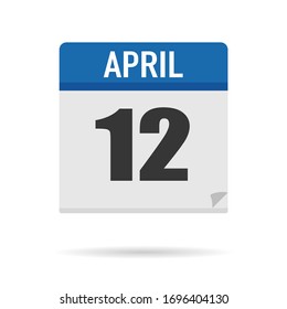 Blue Calendar Symbol flach Stil. Datum, Tag, Monat. Hintergrund für Vektorillustration zur Erinnerung, App, UI, Veranstaltung, Feiertag, Bürodokument und Logo. Einzelobjekt und Symbol. Jahrespaket