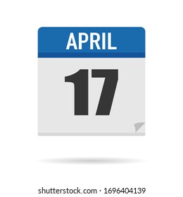 Blue Calendar Symbol flach Stil. Datum, Tag, Monat. Hintergrund für Vektorillustration zur Erinnerung, App, UI, Veranstaltung, Feiertag, Bürodokument und Logo. Einzelobjekt und Symbol. Jahrespaket