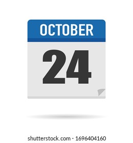 Estilo plano de icono del Calendario Azul. Fecha, día, mes. Fondo de ilustración vectorial para recordatorio, aplicación, UI, evento, vacaciones, documento de oficina y logotipo. objeto y símbolo aislados. colección del año