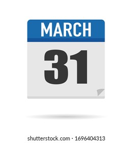 Estilo plano de icono del Calendario Azul. Fecha, día, mes. Fondo de ilustración vectorial para recordatorio, aplicación, UI, evento, vacaciones, documento de oficina y logotipo. objeto y símbolo aislados. colección del año