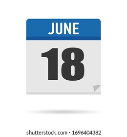 Blue Calendar Symbol flach Stil. Datum, Tag, Monat. Hintergrund für Vektorillustration zur Erinnerung, App, UI, Veranstaltung, Feiertag, Bürodokument und Logo. Einzelobjekt und Symbol. Jahrespaket