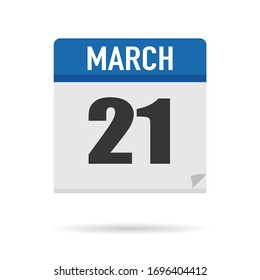 Blue Calendar icon flat style. Date, day, month. Vector illustration background for reminder, app, UI, event, holiday, office document and logo. isolated object and symbol. from year collection