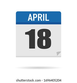 Estilo plano de icono del Calendario Azul. Fecha, día, mes. Fondo de ilustración vectorial para recordatorio, aplicación, UI, evento, vacaciones, documento de oficina y logotipo. objeto y símbolo aislados. colección del año