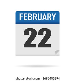 Estilo plano de icono del Calendario Azul. Fecha, día, mes. Fondo de ilustración vectorial para recordatorio, aplicación, UI, evento, vacaciones, documento de oficina y logotipo. objeto y símbolo aislados. colección del año
