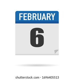 Blue Calendar Symbol flach Stil. Datum, Tag, Monat. Hintergrund für Vektorillustration zur Erinnerung, App, UI, Veranstaltung, Feiertag, Bürodokument und Logo. Einzelobjekt und Symbol. Jahrespaket