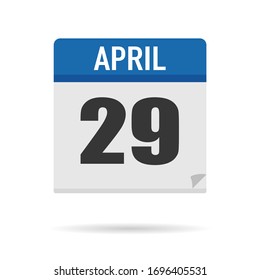 Estilo plano de icono del Calendario Azul. Fecha, día, mes. Fondo de ilustración vectorial para recordatorio, aplicación, UI, evento, vacaciones, documento de oficina y logotipo. objeto y símbolo aislados. colección del año