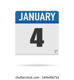 Blue Calendar Symbol flach Stil. Datum, Tag, Monat. Hintergrund für Vektorillustration zur Erinnerung, App, UI, Veranstaltung, Feiertag, Bürodokument und Logo. Einzelobjekt und Symbol. Jahrespaket