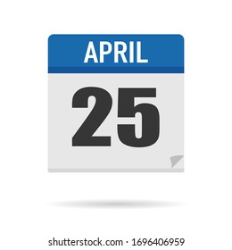 Blue Calendar Symbol flach Stil. Datum, Tag, Monat. Hintergrund für Vektorillustration zur Erinnerung, App, UI, Veranstaltung, Feiertag, Bürodokument und Logo. Einzelobjekt und Symbol. Jahrespaket