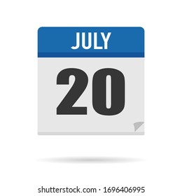Estilo plano de icono del Calendario Azul. Fecha, día, mes. Fondo de ilustración vectorial para recordatorio, aplicación, UI, evento, vacaciones, documento de oficina y logotipo. objeto y símbolo aislados. colección del año