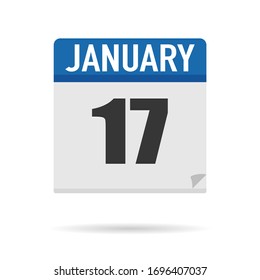Blue Calendar Symbol flach Stil. Datum, Tag, Monat. Hintergrund für Vektorillustration zur Erinnerung, App, UI, Veranstaltung, Feiertag, Bürodokument und Logo. Einzelobjekt und Symbol. Jahrespaket