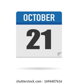Estilo plano de icono del Calendario Azul. Fecha, día, mes. Fondo de ilustración vectorial para recordatorio, aplicación, UI, evento, vacaciones, documento de oficina y logotipo. objeto y símbolo aislados. colección del año