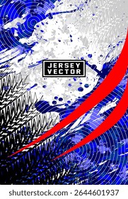 BLUE CAMOUFLAGE STYLE BACKGROUND FOR FULL SUBLIMATION JERSEY