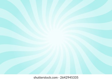 Fondo azul del sunburst del color del caramelo. Abstractas Fondo de pantalla de diseño de rayos de sol azul crema. Coloridas líneas de hilado para Plantilla, Anuncio, póster, volante. Dulce giratorio de dibujos animados remolino o remolino.
