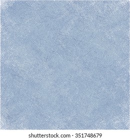 Blue canvas texture. Abstract background. Vector.