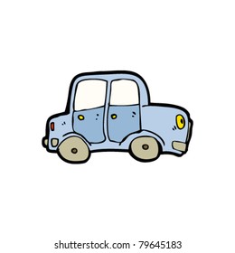 blue car cartoon