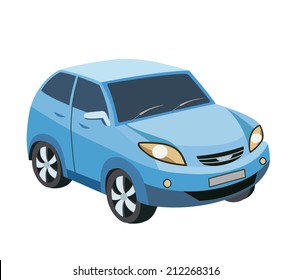 Blue Car Clipart Hd Stock Images Shutterstock