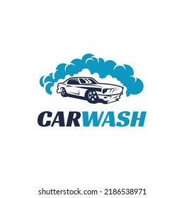 Blue Car Wash Auto Detailing Logo Stock Vector (Royalty Free ...